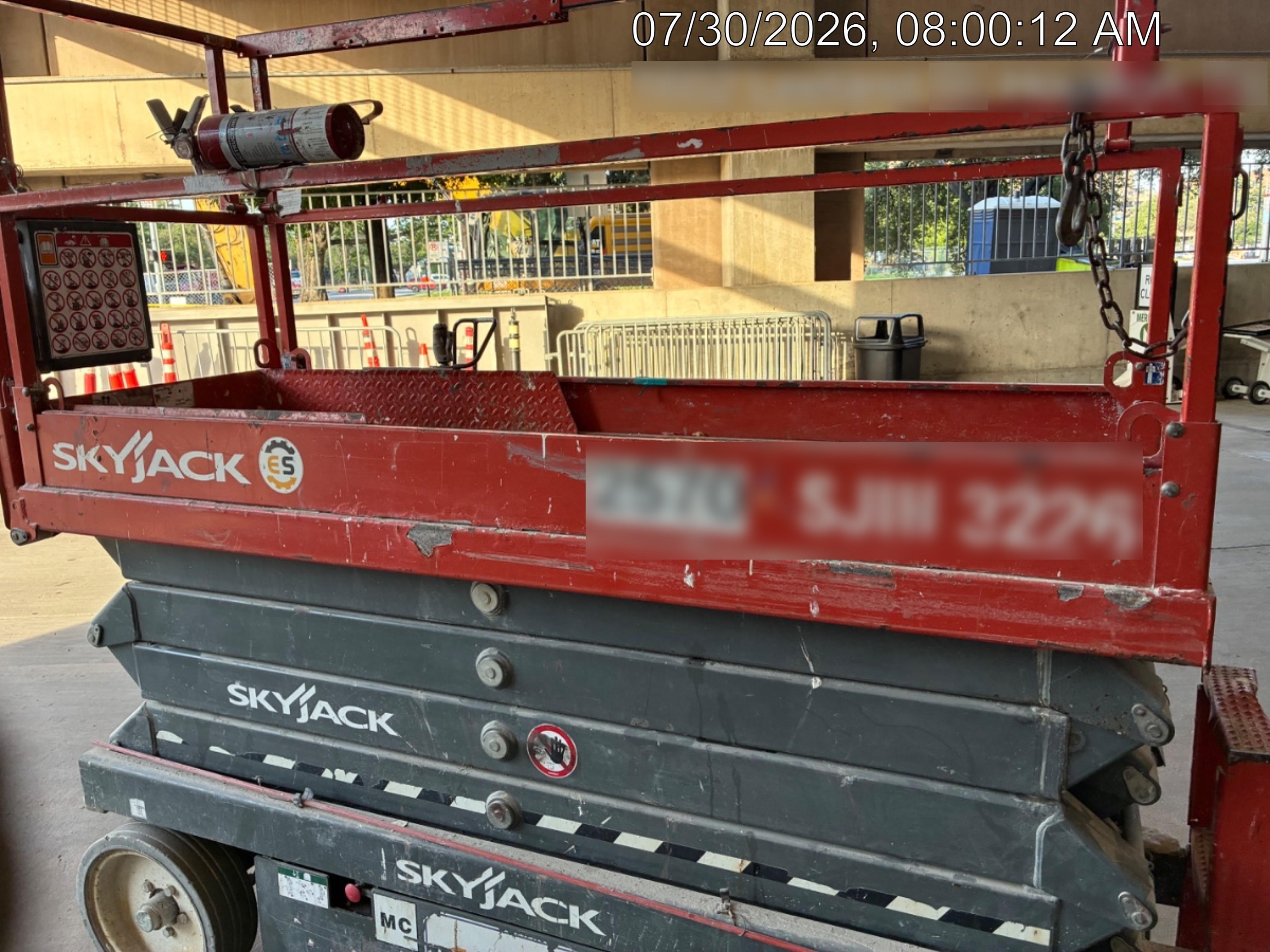 2016 Skyjack SJIII-3226 Standard Options