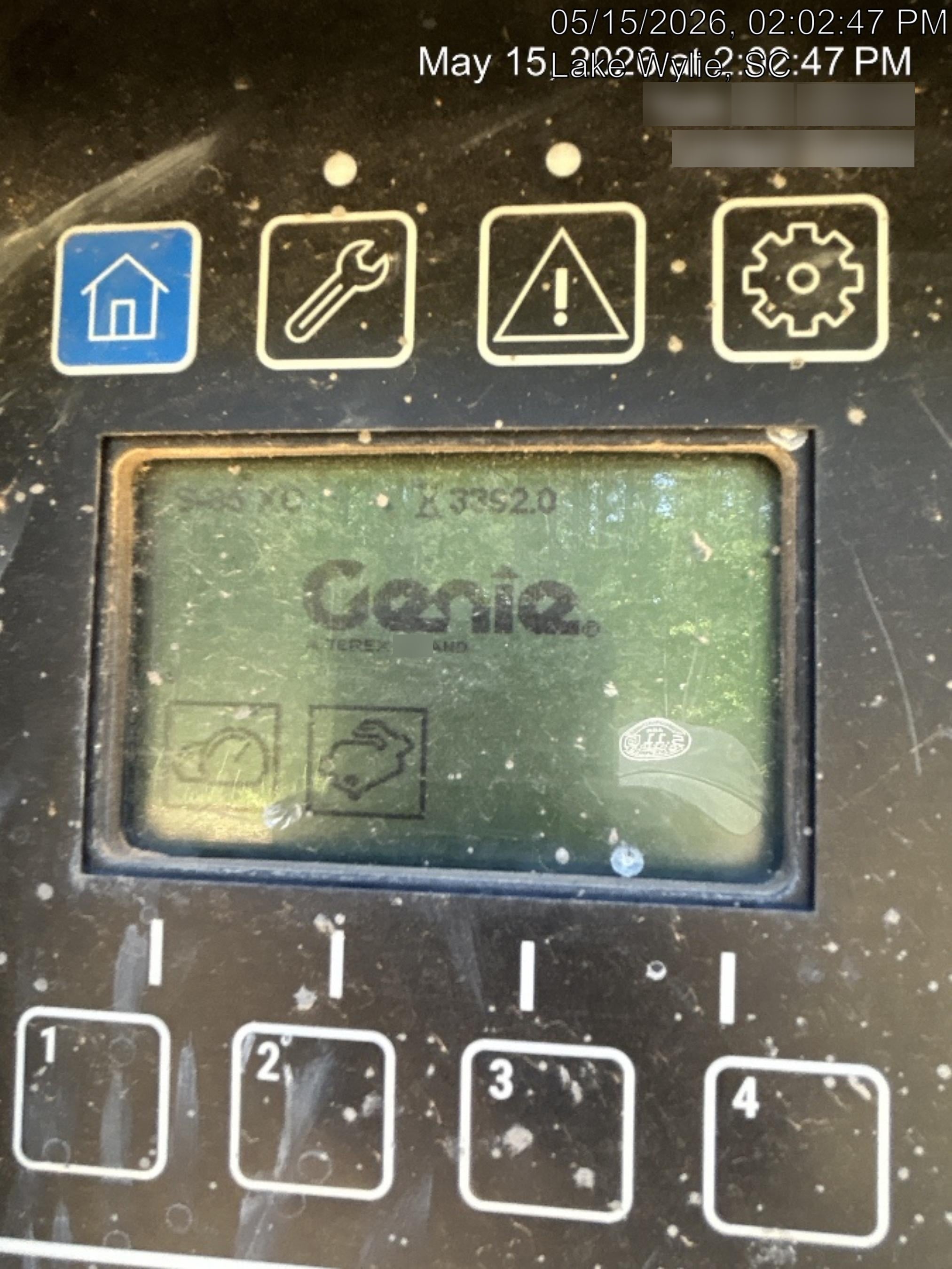 2020 Genie S-85 XC FF Tires, Beacon, 12kw Generator