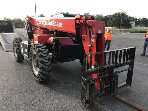 2020 Manitou MTA8044 74hp T4F, Cab/Heat/Air, Cab and Boom LED work lights, Auxiliary Hydraulics, Solid Tires, Amber strobe, Lift Hook w/66" Carriage, 60" Forks