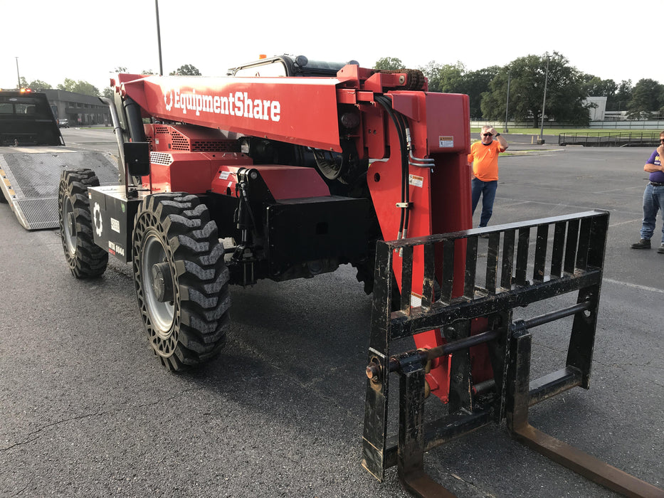 2020 Manitou MTA8044 74hp T4F, Cab/Heat/Air, Cab and Boom LED work lights, Auxiliary Hydraulics, Solid Tires, Amber strobe, Lift Hook w/66" Carriage, 60" Forks