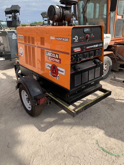 2021 Lincoln Electric Vantage 549X Ready Pak 3, ORANGE (includes trailer, cable rack, fender light kit)