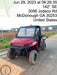 2021 Yanmar YU1000 Canopy, Steel Wheel, Poly WindShield, Beacon, Backup Alarm