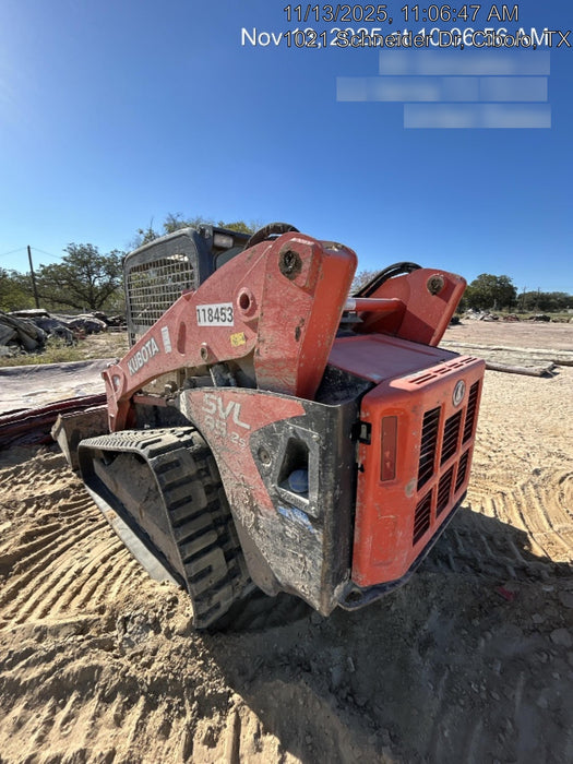 2020 Kubota SVL95-2SHC Cab, Rubber Tracks, Hydraulic Quick Coupler