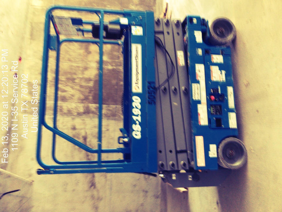 2019 Genie GS-1930 Fixed Rails with Chain Entry