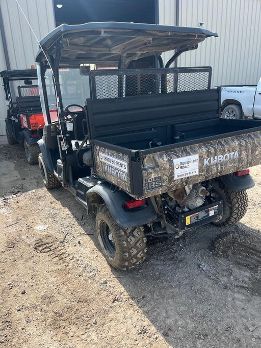 2020 Kubota RTV-X1140 CAMO, CANOPY, STROBE, BACK UP ALARM, WINDSHIELD, FIRE EXT