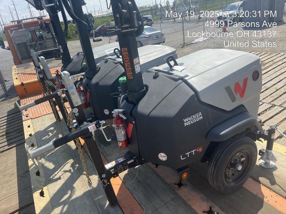 2024 Wacker Neuson LTT4 Diesel, Kohler KDW702, Deep Sea Controller, Auto Start, LED 320W, Bypass Outlet, T3