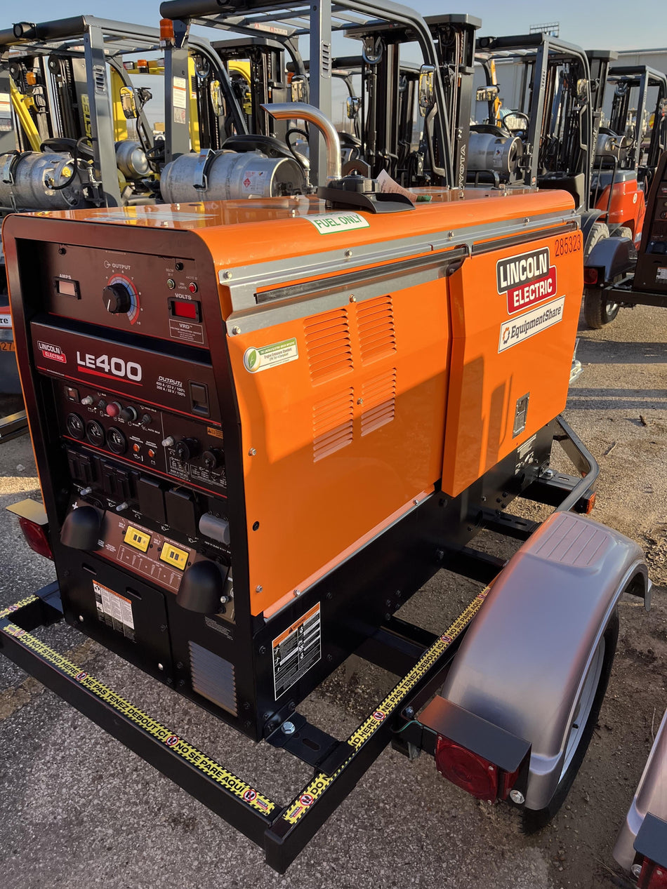 2022 Lincoln Electric LE400 Kubota V1505, Trlr, Cable Rack, Light Kit, ES Decals, T3
