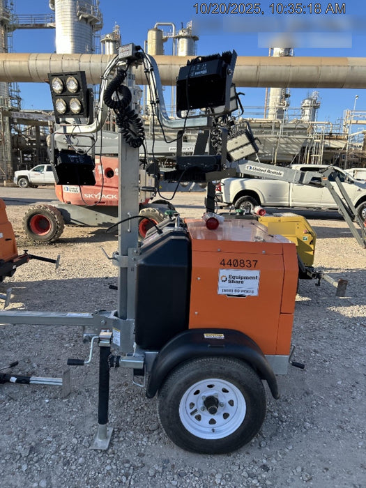 2024 Wanco WLTT-4MM4K Diesel, Deep Sea Controller, Shore Power Plug, Auto Start, (4) 350W LED Floodlights, 4kW Generator, 60 Gal Fuel Tank, 2" Ball, T3