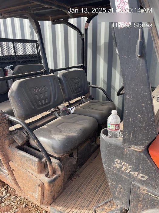 2020 Kubota RTV-X1140W-H Canopy, 4-Seater, Diesel, Windshield Acrylic Clear, LED Strobe, Backup Alarm