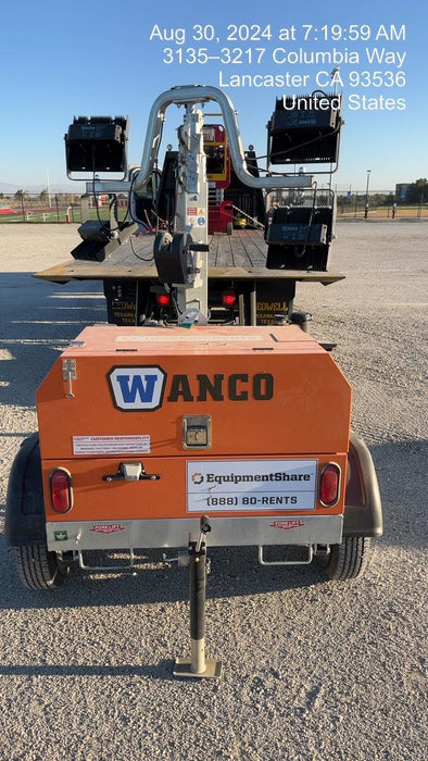 2024 Wanco WLTT-4MM4K Diesel, Deep Sea Controller, Shore Power Plug, Auto Start, (4) 350W LED Floodlights, 4kW Generator, 60 Gal Fuel Tank, 2" Ball, T3