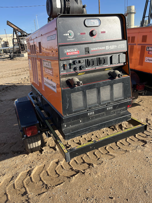 2021 Lincoln Electric Vantage 549X Ready Pak 3, ORANGE (includes trailer, cable rack, fender light kit)