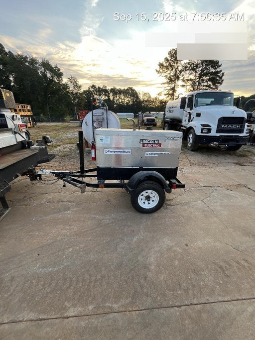 2019 Lincoln Electric Vantage 322 Welder Ready-Pak 3, Two wheel trailer, Fender and Light kit, Cable Rack