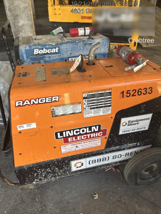 2021 Lincoln Electric Ranger 305 LPG LPG One-Pak (includes undercarriage, tank holder & tank strap) ORANGE
