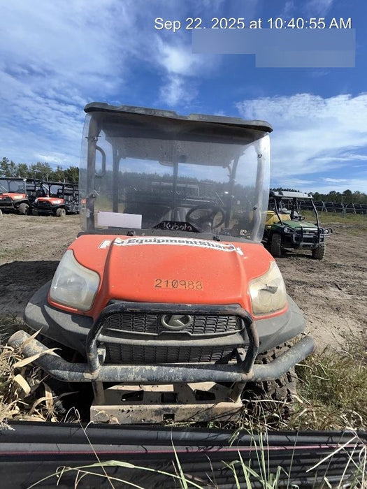 2022 Kubota RTV-X1140W-H Plastic Canopy, Windshield Acrylic Clear, LED Strobe Light, Wire Harness Kit, Back up Alarm