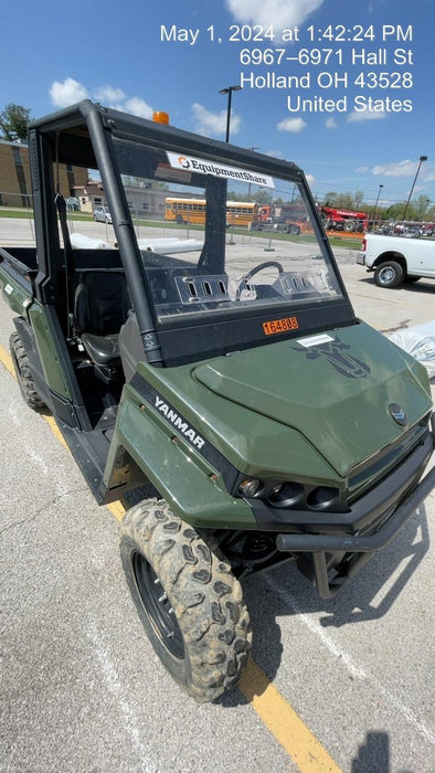 2021 Yanmar YU1000 Canopy, Steel Wheel, Poly WindShield, Beacon, Backup Alarm