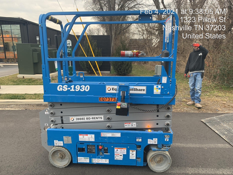 2020 Genie GS-1930 Fixed rails with chain entry gate - Pre A92.20