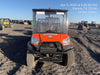 2022 Kubota RTV-X1140W-H Plastic Canopy, Windshield Acrylic Clear, LED Strobe Light, Wire Harness Kit, Back up Alarm