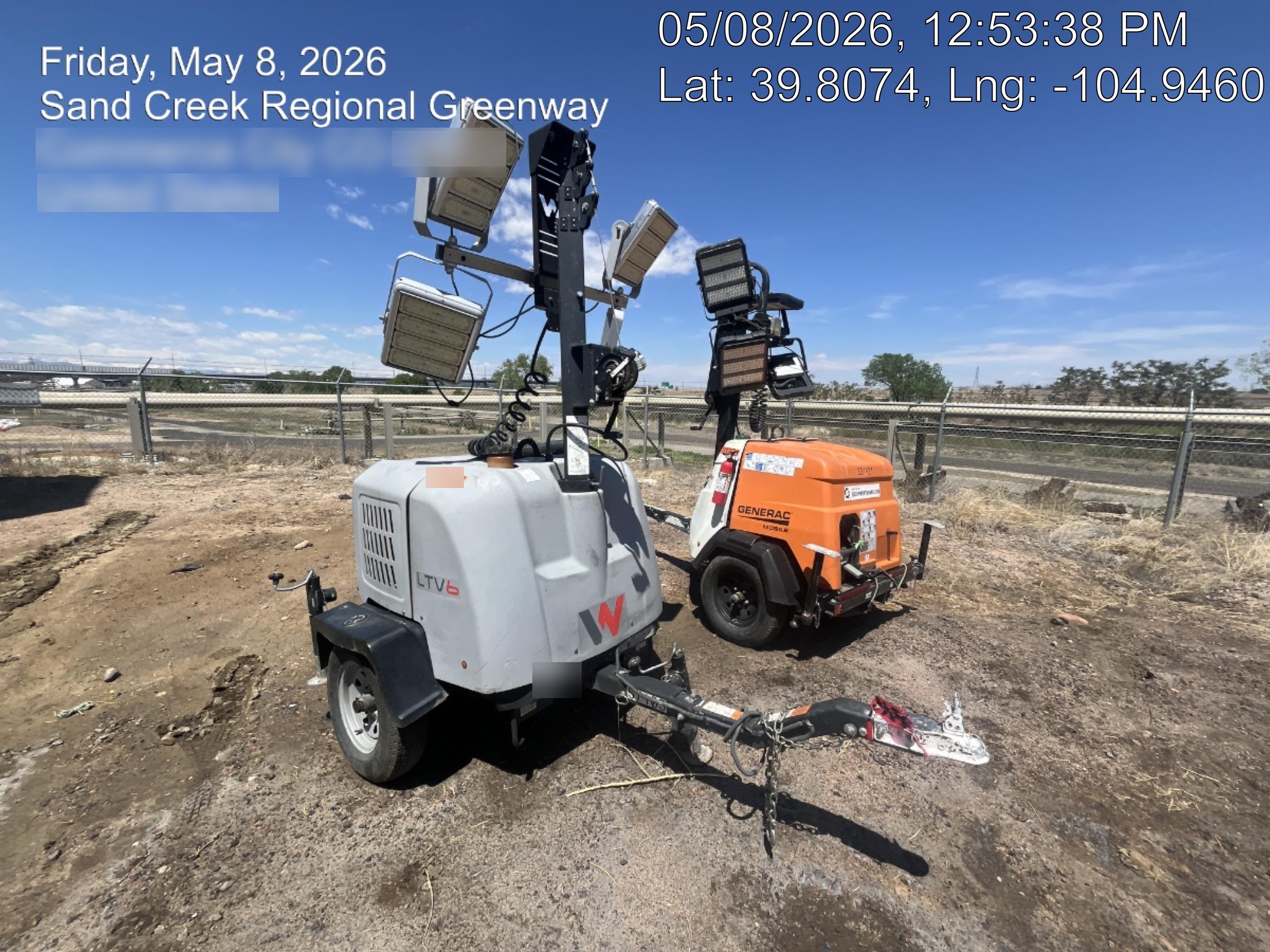2019 Wacker Neuson LTV6K-LED Standard LED Towable Light Tower w/None