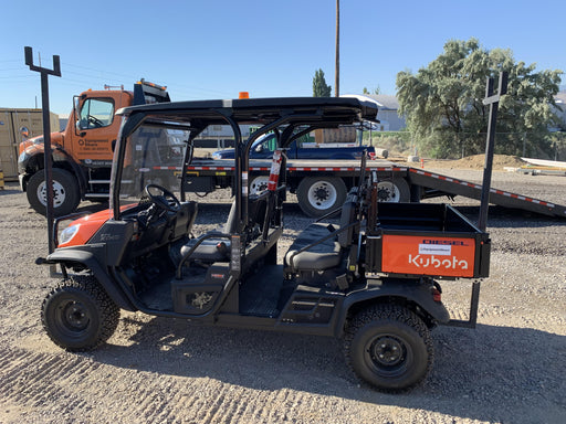 2021 Kubota RTV-X1140W-H Plastic Canopy, Windshield Acrylic Clear, LED Strobe Light, Wire Harness Kit, Back up Alarm