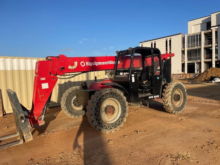 2019 Manitou MTA8044 74hp T4F, Open ROPS, Cab and Boom LED work lights, Auxiliary Hydraulics, Solid Tires, Amber strobe, Lift Hook w/66" Carriage, 60" Forks