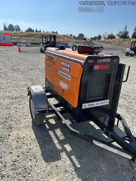 2022 Lincoln Electric LE400 Kubota V1505, Trlr, Cable Rack, Light Kit, ES Decals, T3