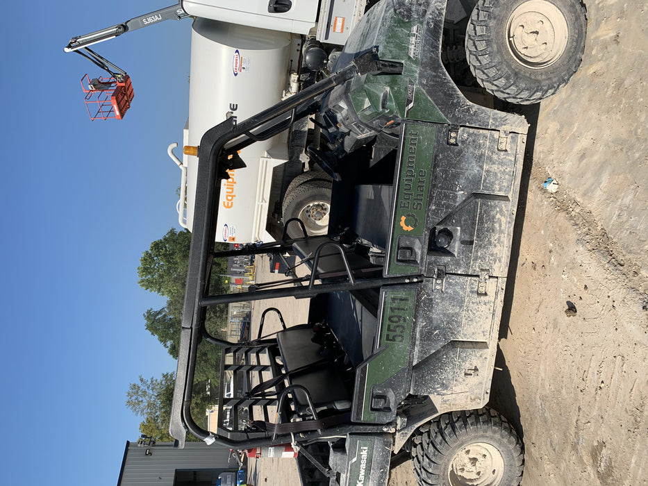 Kawasaki Mule PRO-DXT Standard Options, Backup Alarm, Beacon, Plastic Hard Top, Poly Windshield, Horn Kit