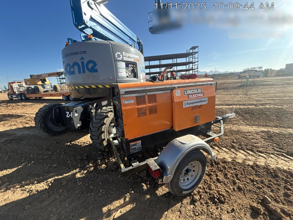 2022 Lincoln Electric LE400 Kubota V1505, Trlr, Cable Rack, Light Kit, ES Decals, T3