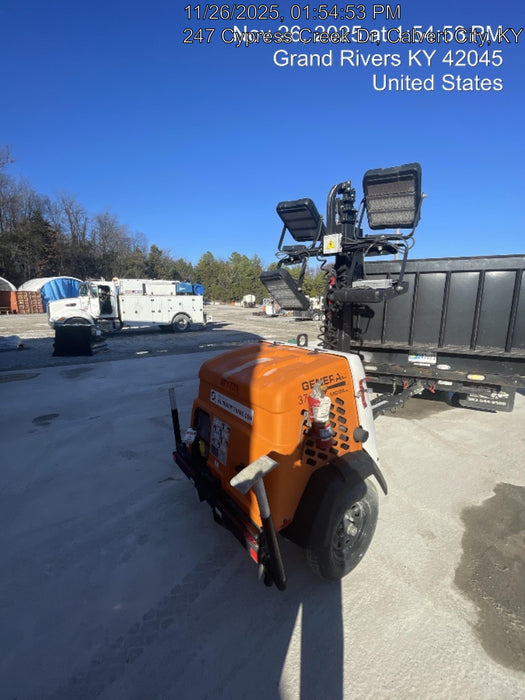 2023 Generac MLT2 Diesel, Flex Switch 120V Input, Powerzone Controller, 
(4) 320W LED Lights, 4kW Generator, 39.9 Gal Fuel Tank, 2" Ball, T3