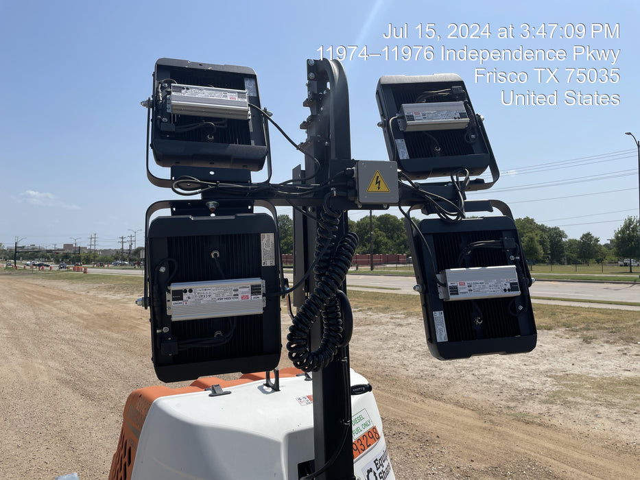 2024 Generac MLT2 Diesel, Flex Switch 120V Input, Powerzone Controller, 
(4) 320W LED Lights, 4kW Generator, 39.9 Gal Fuel Tank, 2" Ball, T3