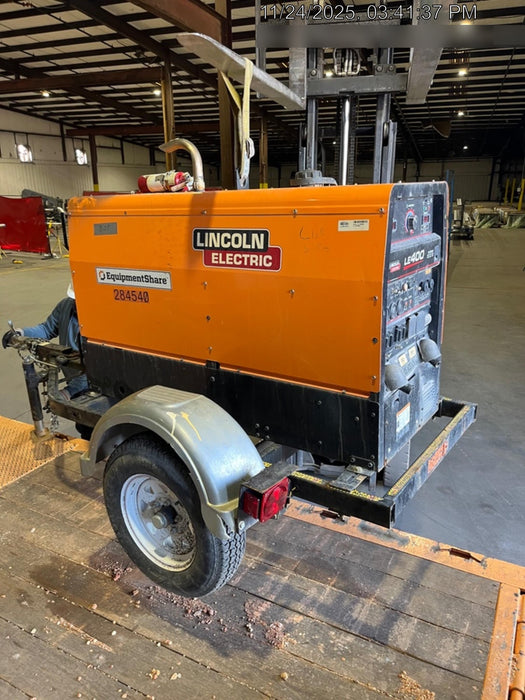 2022 Lincoln Electric LE400 Kubota V1505, Trlr, Cable Rack, Light Kit, ES Decals, T3