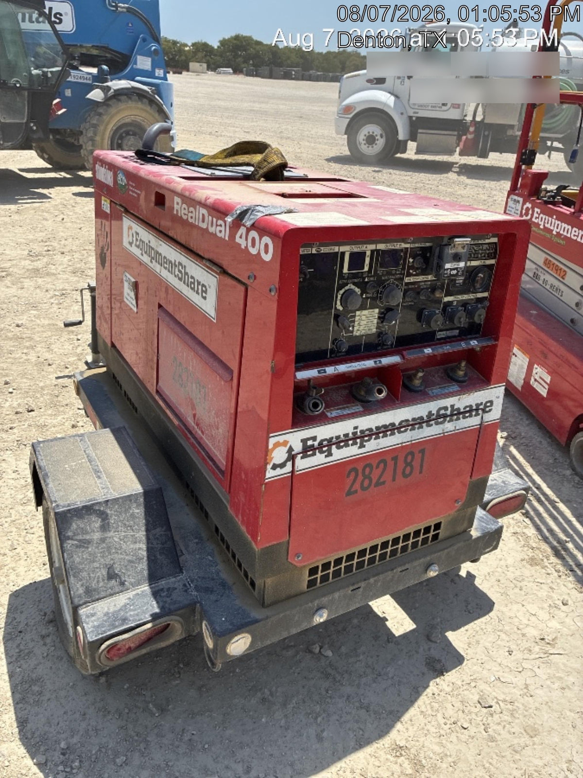 2022 Shindaiwa DGW400MDL Kubota D902 Engine, 23 HP, Dual Op Welder, Wire, Arc, Droop Stick, Tig, and CC Stick Functionality, Simulphase, 3 Phase and 1 Phase Gen Output, Single Axle NB Trlr, Slr Trckl Chrg 12V 12W, Fire Ext