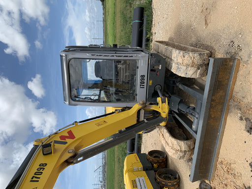 2018 Wacker Neuson EZ53 Wacker Neuson EZ53 12K Excavator, TRK,LGD,CAB,PC, Manual QC, Hydraulic Thumb, Buckets: 24", 18 12"