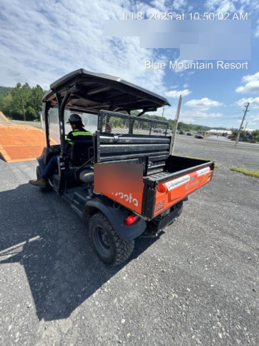 2022 Kubota RTV-X1140W-H Plastic Canopy, Windshield Acrylic Clear, LED Strobe Light, Wire Harness Kit, Back up Alarm