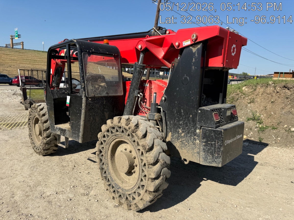 2019 Manitou MTA10055 Canopy, 120 HP, Solid Tires, Work Lights, Lift Hook, Auxiliary Hydraulics 66" Carriage and 60" Forks