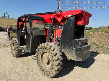 2019 Manitou MTA10055 Canopy, 120 HP, Solid Tires, Work Lights, Lift Hook, Auxiliary Hydraulics 66" Carriage and 60" Forks