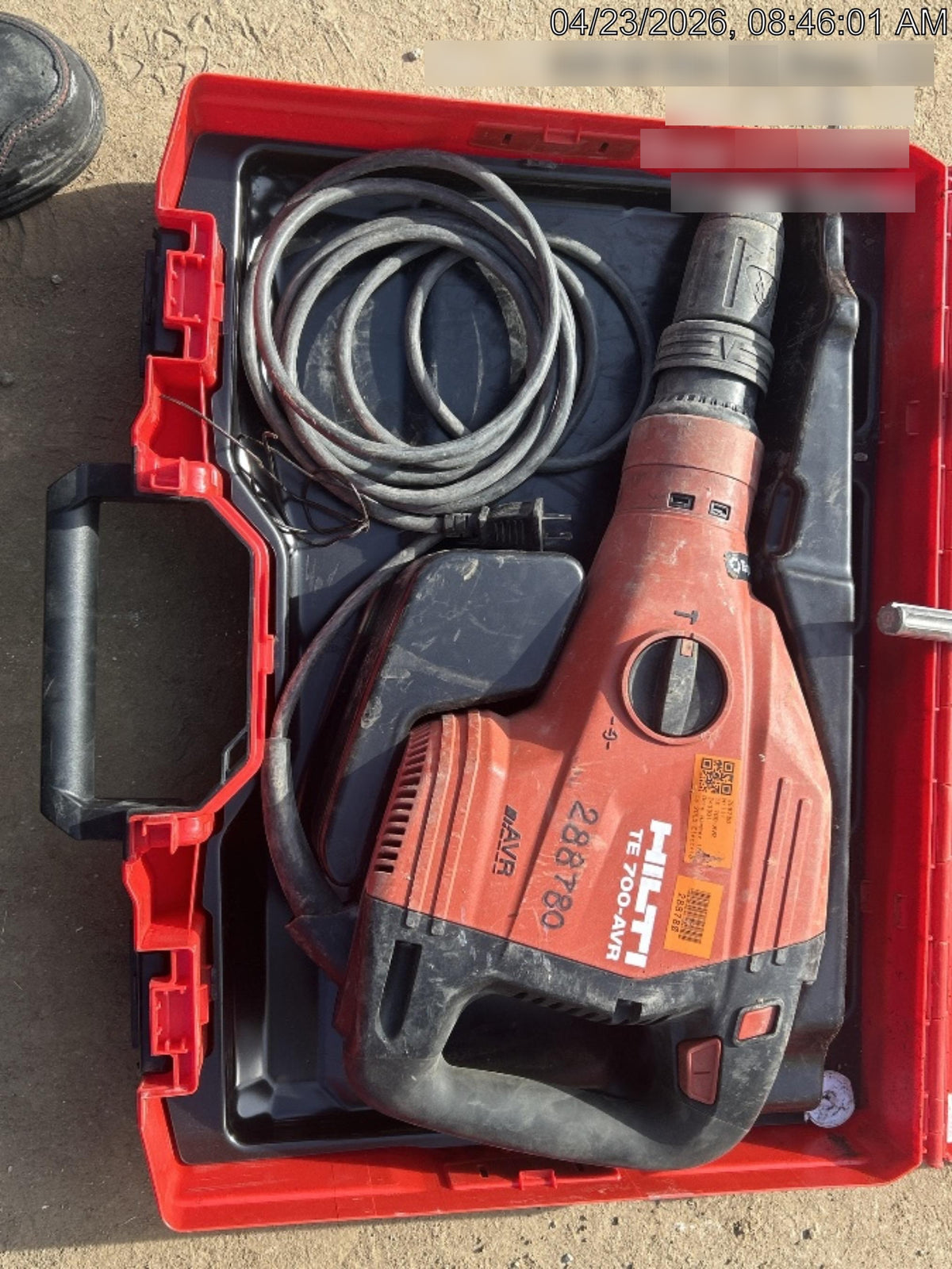 2023 HILTI TE 700-AVR