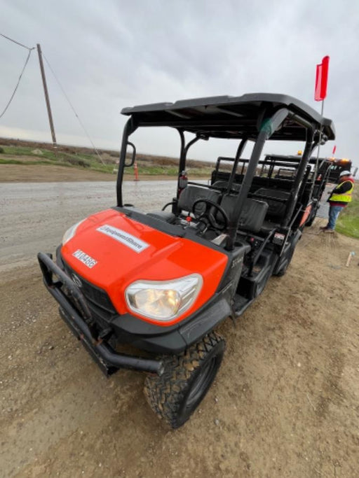 2022 Kubota RTV-X1140W-H Plastic Canopy, Windshield Acrylic Clear, LED Strobe Light, Wire Harness Kit, Back up Alarm
