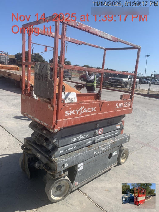 2017 Skyjack SJIII-3219 Skyjack SJ3219 w/Trojan Battery Set, Extended Warranty 5yr/5k hr