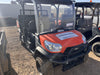2022 Kubota RTV-X1140W-H Plastic Canopy, Windshield Acrylic Clear, LED Strobe Light, Wire Harness Kit, Back up Alarm