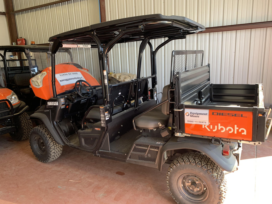 2022 Kubota RTV-X1140W-H Plastic Canopy, Windshield Acrylic Clear, LED Strobe Light, Wire Harness Kit, Back up Alarm