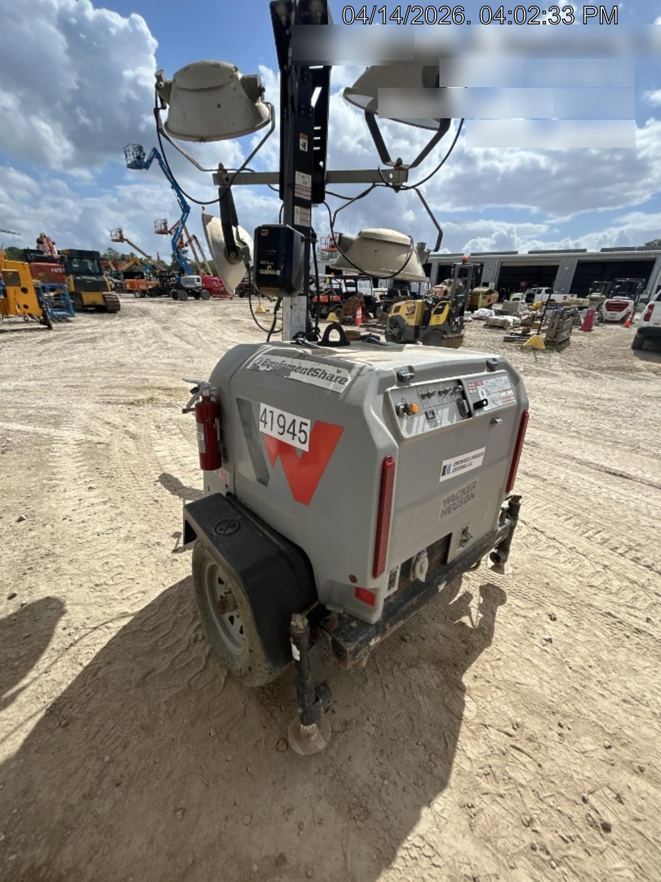 Wacker Neuson LTV6K-MH Power mast, 1100W MH, Fuel Sensors, Wiring Harness