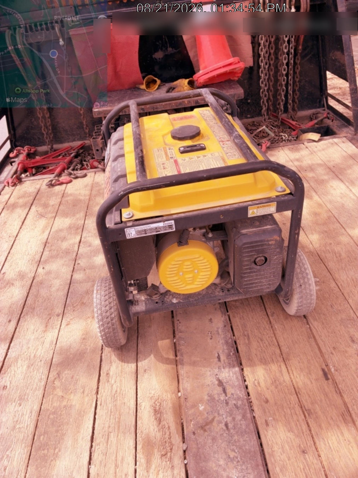 2023 Atlas Copco P6500W 5.5kW, AC390FD Gasoline Engine, Wheel & Handle Kit, (2) 120V Duplex 15A + (1) 120/240V 30A Twist Lock