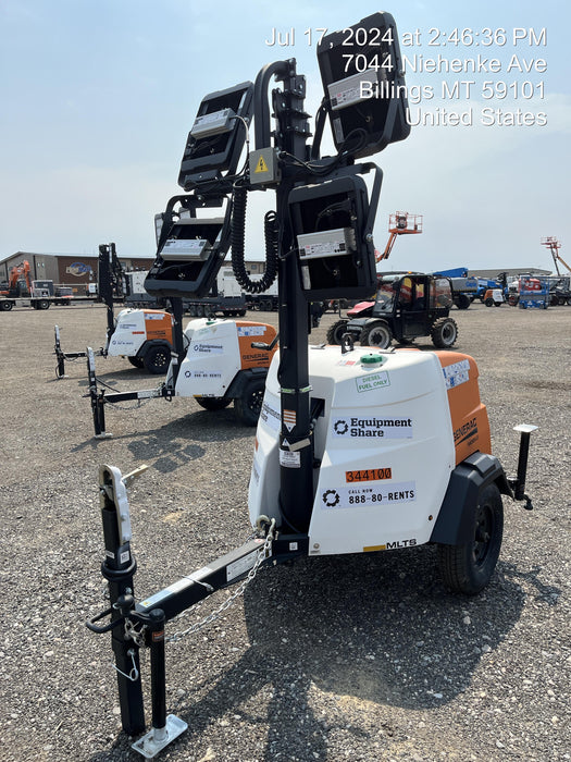 2023 Generac MLT2 Diesel, Flex Switch 120V Input, Powerzone Controller, (4) 320W LED Lights, 4kW Generator, 39.9 Gal Fuel Tank, 2" Ball, T3