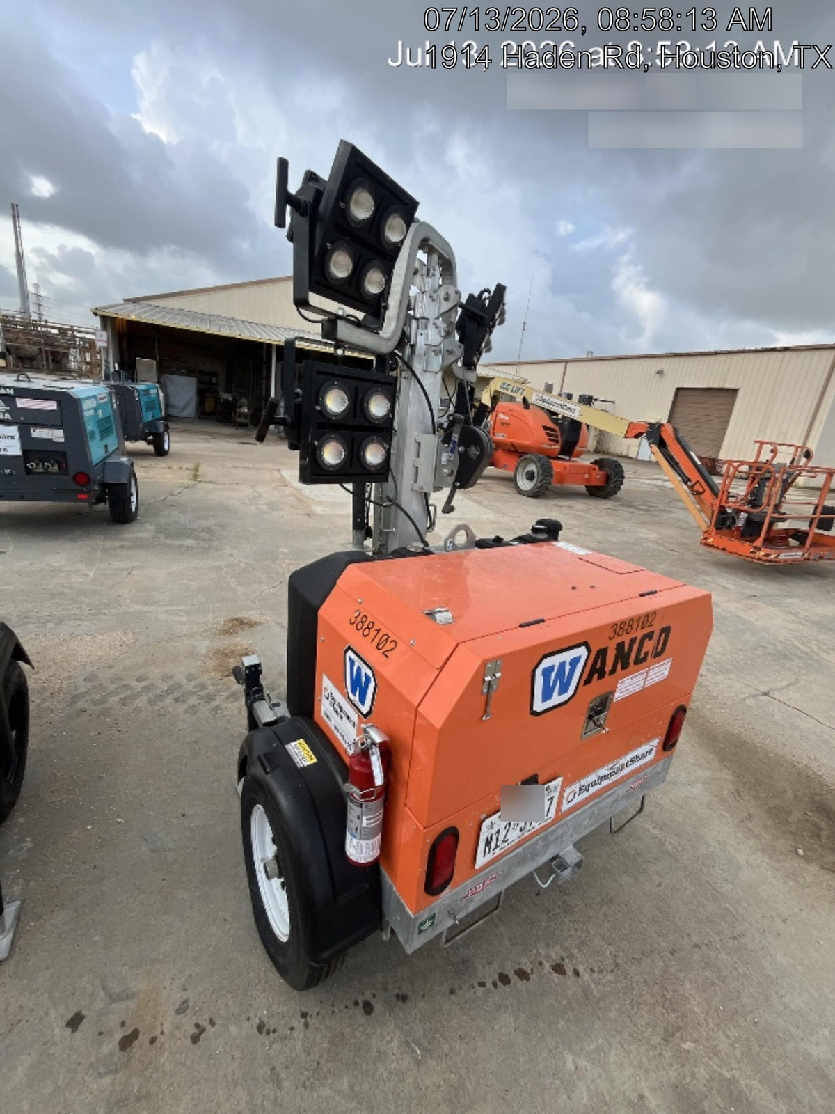 2024 Wanco WLTT-4MM4K Diesel, Deep Sea Controller, Shore Power Plug, Auto Start, (4) 350W LED Floodlights, 4kW Generator, 60 Gal Fuel Tank, 2" Ball, T3