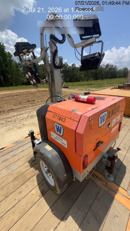 2023 Wanco WLTT-4MM4K Diesel, Deep Sea Controller, Shore Power Plug, Auto Start, (4) 350W LED Floodlights, 4kW Generator, 60 Gal Fuel Tank, 2" Ball, T3
