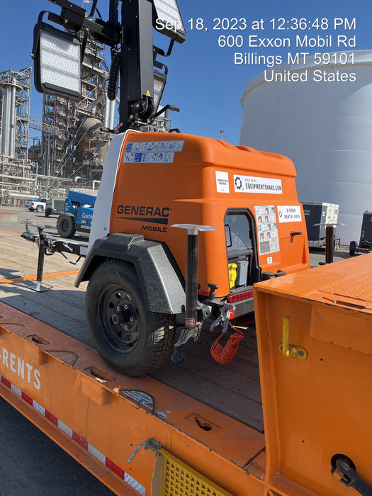 2023 Generac MLT2 Diesel, Flex Switch 120V Input, Powerzone Controller, (4) 320W LED Lights, 4kW Generator, 39.9 Gal Fuel Tank, 2" Ball, T3