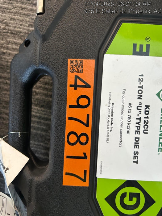 2025 GREENLEE KD12CU