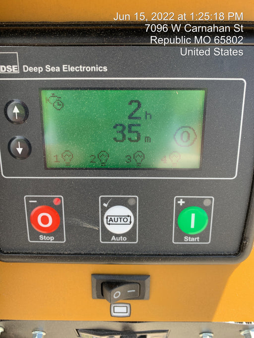 2022 Allmand NLV3GR (4) LED Light Fixture 350W, 23' Vertical Mast, 3kW Prime, Towable, Deep Sea L401, Leveling Jacks, Yanmar T4F 5.8hp