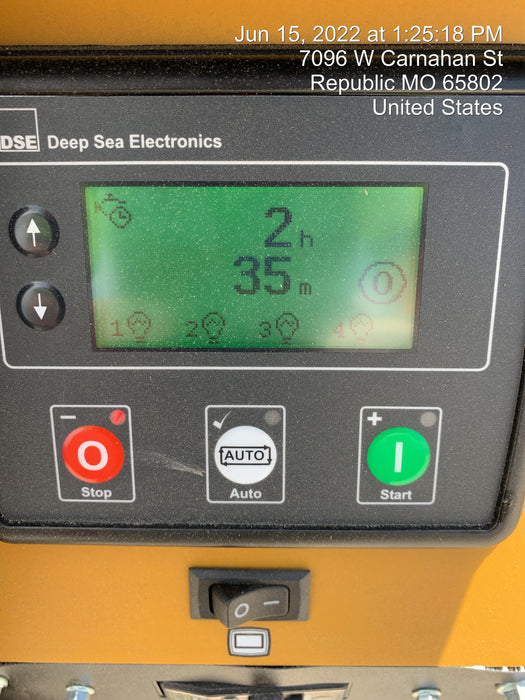 2022 Allmand NLV3GR (4) LED Light Fixture 350W, 23' Vertical Mast, 3kW Prime, Towable, Deep Sea L401, Leveling Jacks, Yanmar T4F 5.8hp