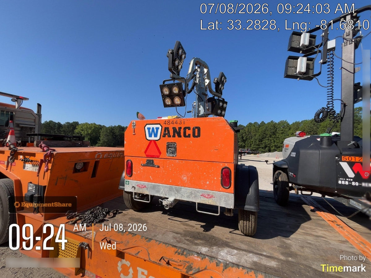 2024 Wanco WLTT-4MM4K Diesel, Mitsubishi L2E, 9.0HP @1800 rpm, Deep Sea Controller, Shore Power Plug, Auto Start, (4) 350W LED Floodlights, 4kW Generator, 60 Gal Fuel Tank, 2" Ball, T3